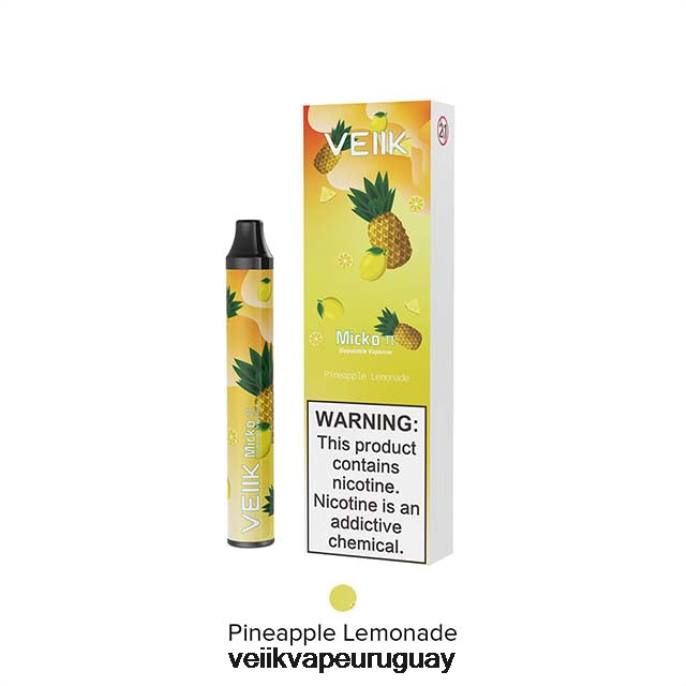 VEIIK Micko Pie vaporizador desechable 600 inhalaciones limonada de piña - VEIIK Vape Uruguay LLPN27