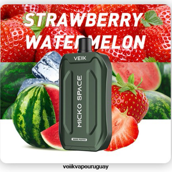 VEIIK Micko Space vape desechable 7000 inhalaciones sandia fresa - VEIIK Pod Uruguay LLPN33